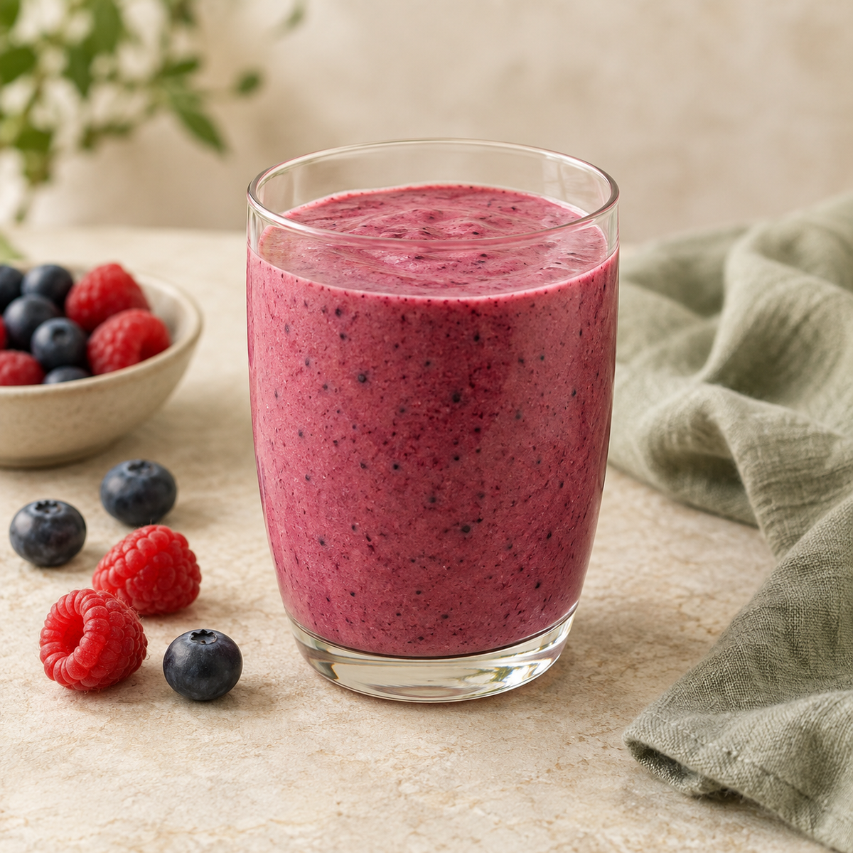 Mixed Berry Protein Smoothie