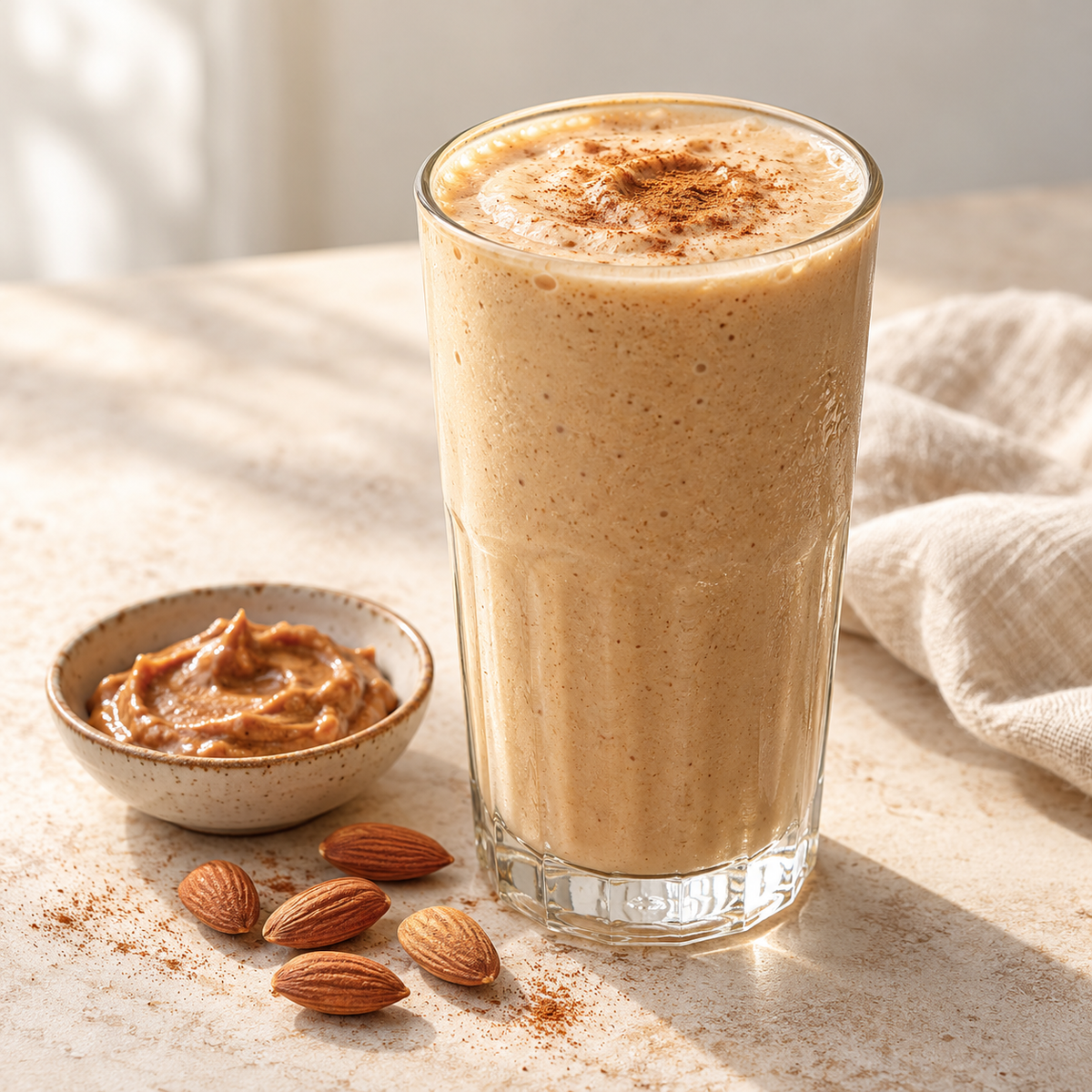 Salted Caramel Almond Butter Shake