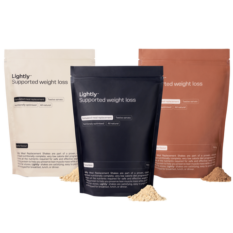 Lightly protein shake pouches